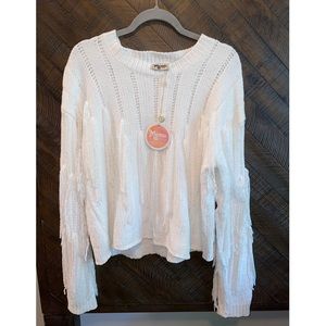 NWT Show Me Your Mumu Carlton Fringe Sweater